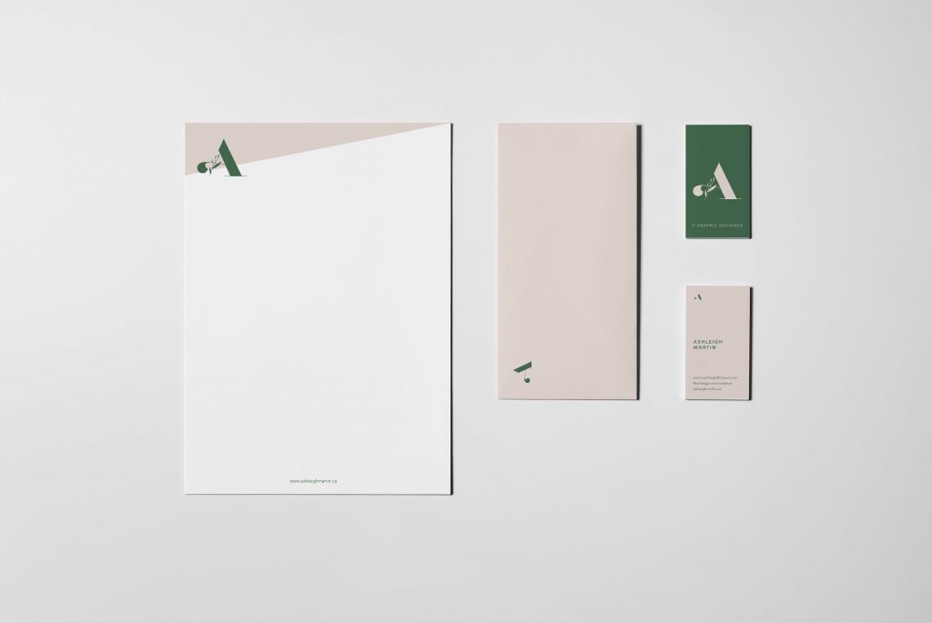 Personal Branding of Ashleigh Martin Toronto Graphic Designer